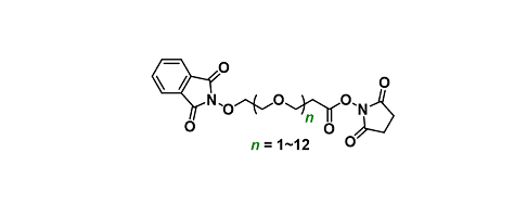 NHPI-PEGn-C2-NHS ester